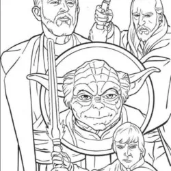 Star Wars para imprimir e colorir