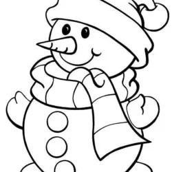 Bonecos de Neve para imprimir e colorir
