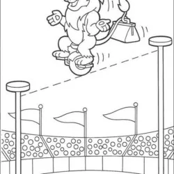 Circo para imprimir e colorir