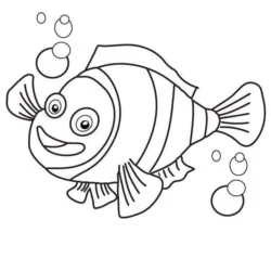 Procurando Nemo para imprimir e colorir