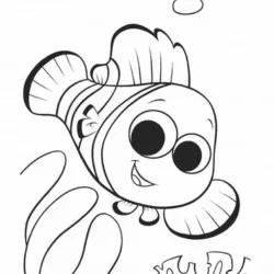 Procurando Nemo para imprimir e colorir