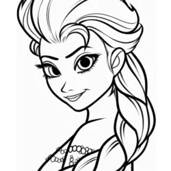 Frozen para imprimir e colorir
