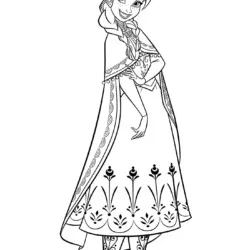 Frozen para imprimir e colorir