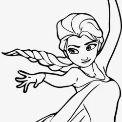 Frozen para imprimir e colorir