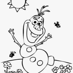 Frozen para imprimir e colorir