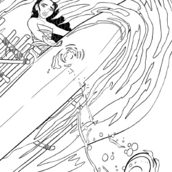 Moana para imprimir e colorir