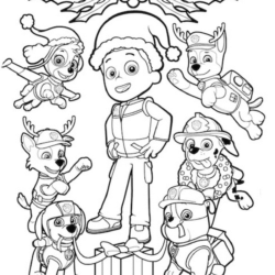 Desenho para Colorir Patrulha Canina - Desenho para Colorir