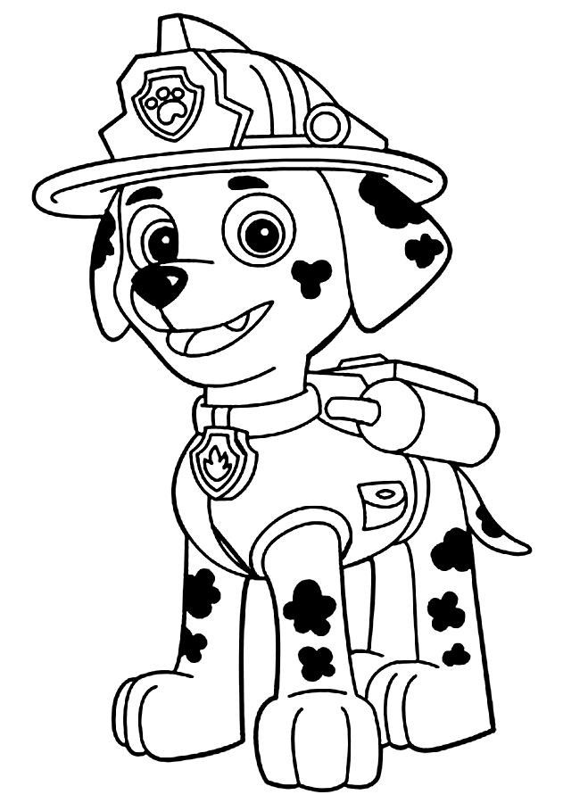 desenhos para colorir patrulha canina