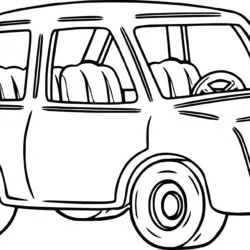 Carro para imprimir e colorir