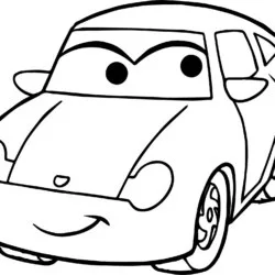 Carro para imprimir e colorir