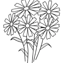 Flores para imprimir e colorir