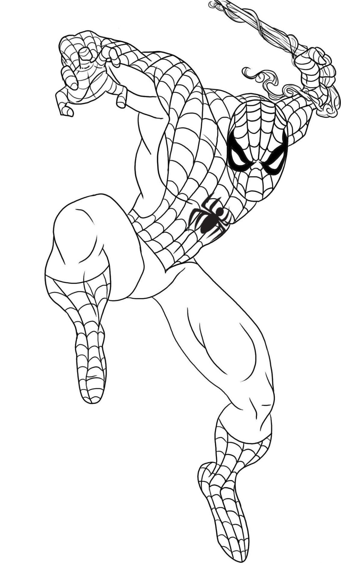 desenhos para colorir e imprimir homem aranha