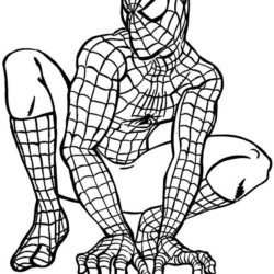 Homem-Aranha Para Colorir - Dezenas de Desenhos Para Colorir