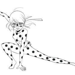 Ladybug para imprimir e colorir