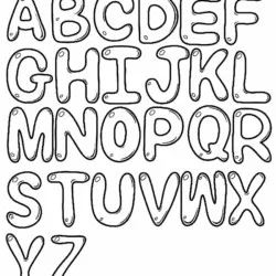 Letras (Alfabeto) para imprimir e colorir
