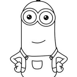 Minions 08 para imprimir e colorir