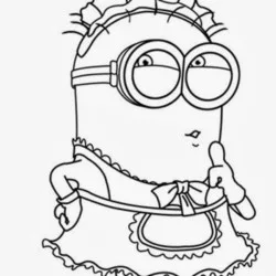 Minions 06 para imprimir e colorir