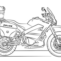 Desenhos de Moto Para Crianças para Colorir e Imprimir