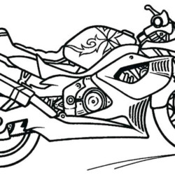 25+ Desenhos de Moto de Trilha para Imprimir e Colorir/Pintar