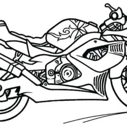 Motos 05 para imprimir e colorir