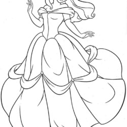 Desenho de Princesa moderna para Colorir - Colorir.com