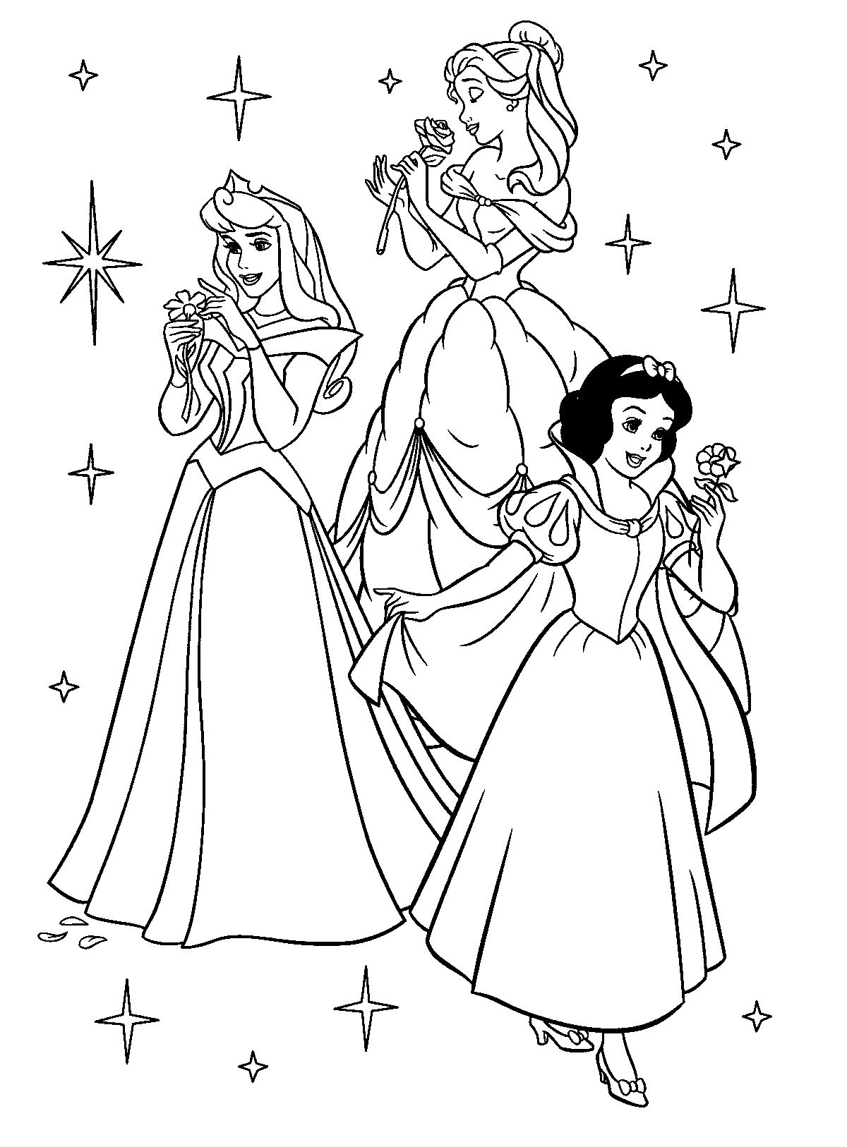 desenhos para colorir princesa