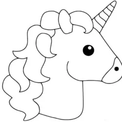 Unicórnio 10 para imprimir e colorir