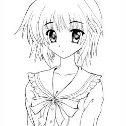 Anime para imprimir e colorir