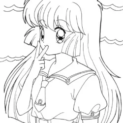 Anime para imprimir e colorir