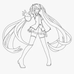 Anime para imprimir e colorir