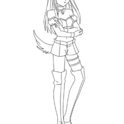 Anime para imprimir e colorir