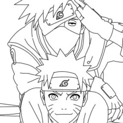 Anime para imprimir e colorir
