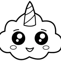 Kawaii para imprimir e colorir