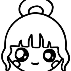 Kawaii para imprimir e colorir