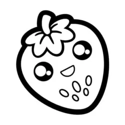 Kawaii para imprimir e colorir