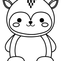 Kawaii para imprimir e colorir