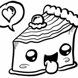 Kawaii para imprimir e colorir