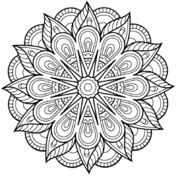 Desenhos de mandala para imprimir e colorir - Imprimir e Colorir