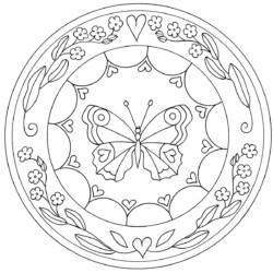 Desenhos Para Pintar e Colorir Mandalas - Imprimir Desenho 036