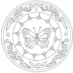 Mandala para imprimir e colorir