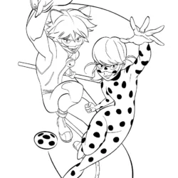 Ladybug para imprimir e colorir