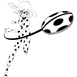 Desenhos da Ladybug para colorir - Bora Colorir