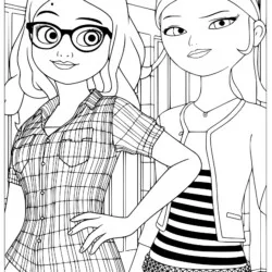 Ladybug para imprimir e colorir