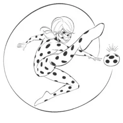Ladybug para imprimir e colorir