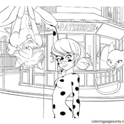 Ladybug Marinette para colorir - Imprimir Desenhos