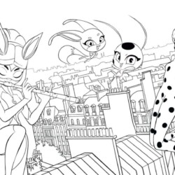 Miraculous: Ladybug - Colorir com brilho