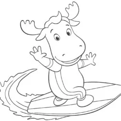 Backyardigans para imprimir e colorir