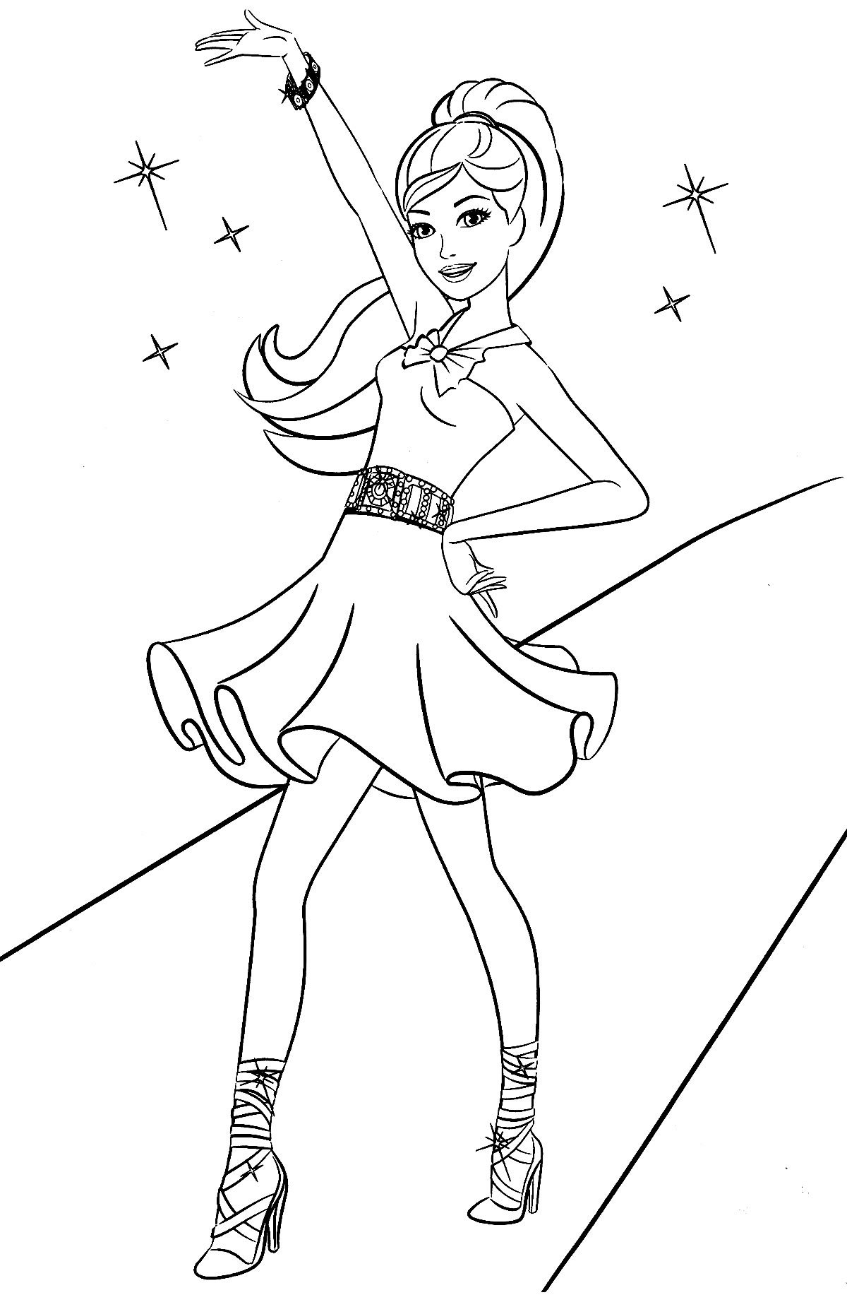 desenhos para colorir e imprimir barbie