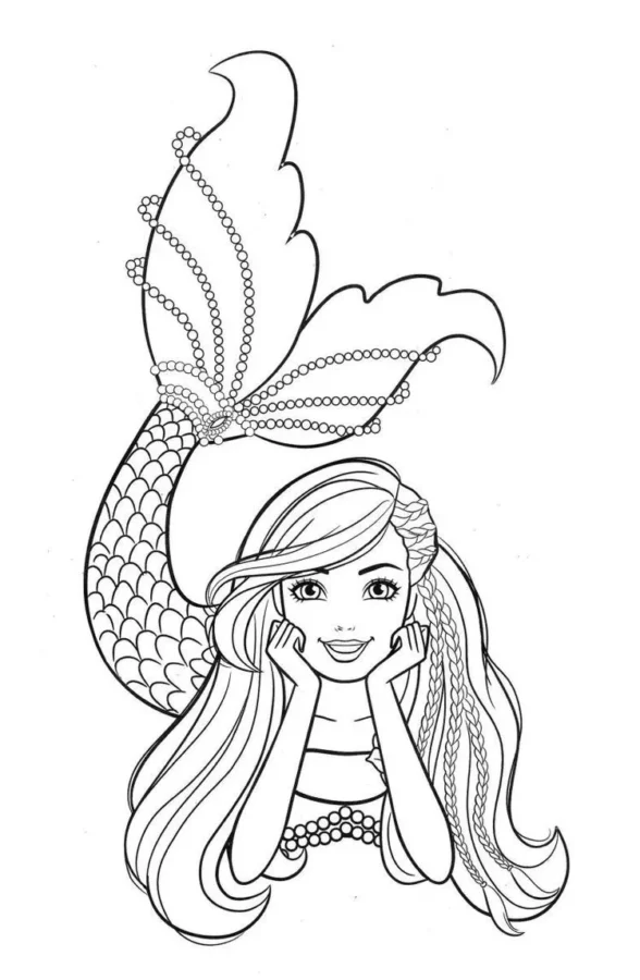 Barbie para Colorir : 20 desenhos para imprimir