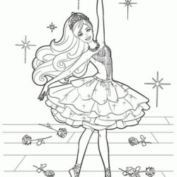 Desenho de Barbie Princesa para colorir